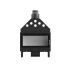 КАМИННАЯ ТОПКА HITZE ARDENTE 90X41.S